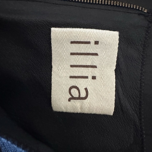 Vintage Witchy Black Leather Skirt Womens 10 Whimsigoth Midi Dark Academia Punk - Picture 5 of 8